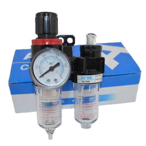 Блок воздухоподготовки AirTAC с манометром