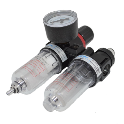 Блок воздухоподготовки AirTAC с манометром