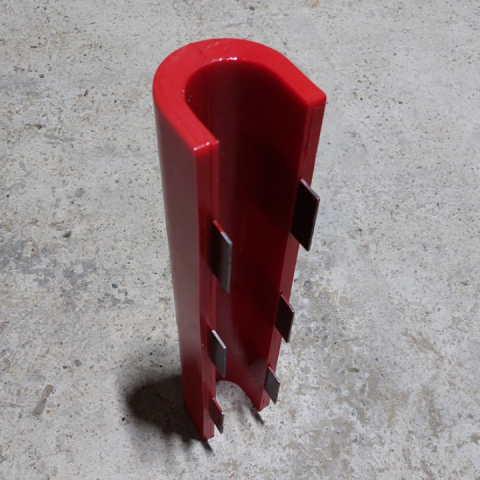 Защита рычага 400*82*108 со скруглением