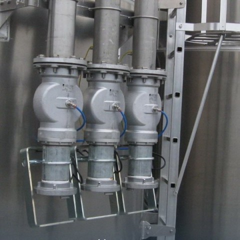 Пережимной клапан DN100