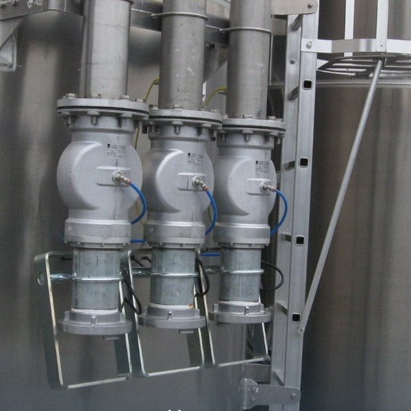 Пережимной клапан DN100