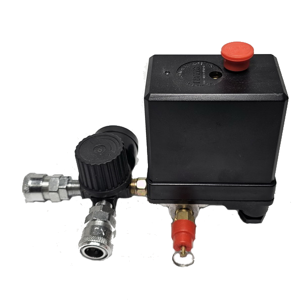 Реле-регулятор компрессора с манометрами