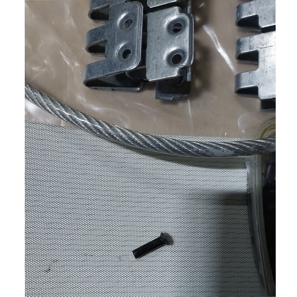 Замок ленты конвейерной B2 (7-15мм), на заклепках, длина 600мм