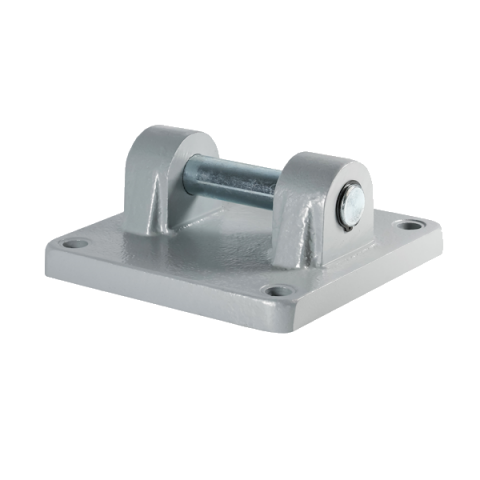 Монтажная стойка с боковыми проушинами и осью, D=200 мм