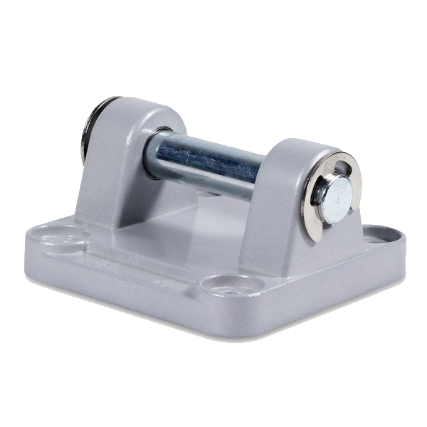 Монтажная стойка с боковыми проушинами и осью, D=80 мм