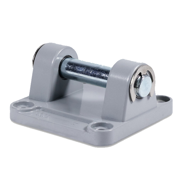 Монтажная стойка с боковыми проушинами и осью, D=100 мм