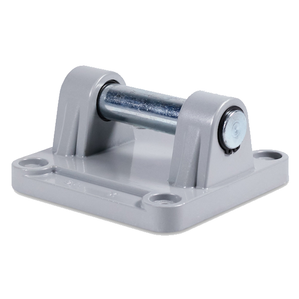 Монтажная стойка с боковыми проушинами и осью, D=125 мм