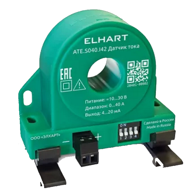 ELHART Датчик переменного тока вх. 0...200A, вых. 4...20мА